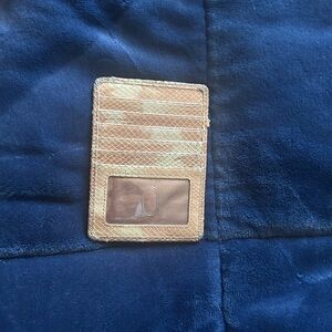HOBO Leather Slim Card Case / Zip Wallet